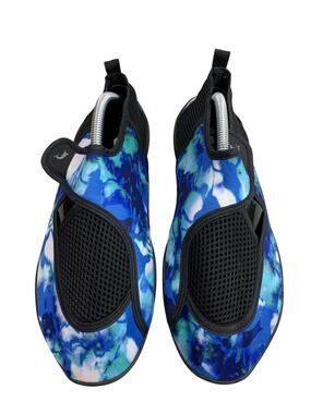 Reel Legends Men's Size 10 Water Shoes Blue & Green Beach Swim Velcro Straps